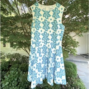DIANE VON FURSTENBURG Jeannie Leaf Floral Dress